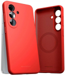 Dėklas Mercury Pure Magsafe Silicon Case Samsung S942 S26 raudonas