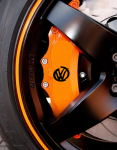 VW automobilio stabdžių lipdukų rinkinys