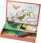 Flossamprock Magnetinis žaidimas ir pie&scaron;imo rinkinys Dinozaurai