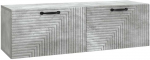 TV staliukas Sieninė TV spintelė Betono pilka 98 x 31 x 30 cm