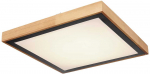 Lubinis &scaron;viestuvas Lubinis LED &scaron;viestuvas GLOBO Bruno, 24W, 3000/4500/6000K, 2400lm, medžio sp., 39x39x9 cm