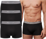 Vyri&scaron;ki medvilniniai bokseriai &bdquo;Peterson&ldquo;, L dydis, juodi, 3 porų rinkinys