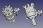 Hobilt SCALE PRODUCTION V8 žvaklaidis su paskirstytoju, geltonas 24208Y