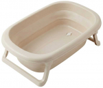 Foldable plastikas baby bath Tega Baby beige