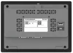 SCHNEIDER ELECTRIC 7"W jutiklinio ekrano displejus, 2COM, 2 Ethernet, USB host ir device, 24VDC, GP-ProEX modelis