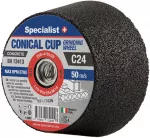 SPECIALIST+ betono &scaron;lif. taurė C24, 110/90x55xM14 mm