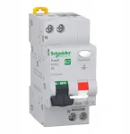 Schneider Skirtingumo ir vir&scaron;srovės jungiklis B 6A 1P+N 30 mA A tipo Easy9 Pro EZ9D15606