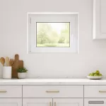 Požeminio lango RISOR 50 x 55 cm PVC ir stiklas