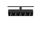 10,5W LED &scaron;viestuvas į magnetines sistemas Juodas FOSTER 48V TILT 5 FLOOD, juodas, 3000K, DALI