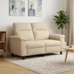 Sofa Kreminė 158 x 90 x 95 cm Audinys