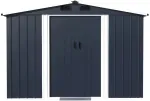 Funfit Sodo įrankių namelis skardinis 277x191x196cm su pamatu (5905771304010)