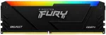 RAM Atmiņa Kingston Fury Beast RGB, DDR4, 8 GB, 3200MHz, CL16 (KF432C16BB2A/8)