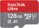 SanDisk Ultra Light 128GB Micro SDHC + SD Adapteris 100MB/s Class 10