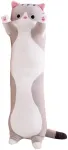 Pliu&scaron;inis žaislas katinas pilkas, 70 cm