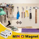 Min Ci 16 neodimio magnetų rinkinys, stiprūs dideli magnetai su skyle 18 x 3 mm M5, prisukami magnetai su įleidimu, skirti prisukti sriegiu, apvalus puodo magnetas, virtuvės spintelės magnetas, plok&scaron;čias