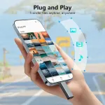 Glasflength Sd kortelių skaitytuvas, Usb C Sd kortelių skaitytuvas aliumininis, skirtas Tf/micro Sd/sdxc/sdhc/micro Sdxc/micro Sdhc 2-in-1 kortelių skaitytuvas Otg adapteris ne&scaron;iojamiesiems kompiuteriams Android telefonams (pilkas)