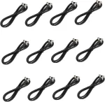 Supvox 12 x gitaros maitinimo kabelis pedalams, maitinimo skirstytuvas, efektų pedalų maitinimo kabelis, maitinimo kabelis pedalų plok&scaron;tėms, gitaros dalys, elektrinės gitaros pedalas, gitaros laidas, plastikinis Dc