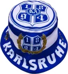 Generisch Karlsruhe fano skrybėlė, nuo saulės, žvejo skrybėlė, žvejo skrybėlė, fano skrybėlė, karinė skrybėlė, mėlyna, balta