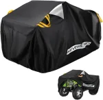 Brezentas keturračiams waterproof neverland quad brezentas atv transporto priemonių keturračio uždangalas apsauginis uždangalas 210d oksfordo audinys su at&scaron;vaitinėmis juostelėmis atsparus žiemai dulkėms lietui uv apsauga 256 x 110 x 120 cm