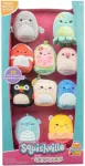 Jazwares Squishville Sqm0447 - 10 &scaron;ventinių super mink&scaron;tų mini Squishmallows 5 cm pliu&scaron;inių figūrėlių rinkinys