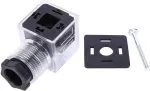 Ventiliatorius Yctze universalus hidraulinis solenoidinio vožtuvo jungtis su &scaron;viesa, skaidrus Ac 220 V, 5 vnt. solenoidiniam vožtuvui Ac 110 V ir hirschmann ki&scaron;tukui