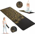 Gimnastikos, jogos, pilates kilimėlis mandala 0,5 cm Queenfit