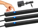 Presence Light Led Aqualed Led juosta po spintele 3x150cm su Reguliavimu ap&scaron;vietimas virtuvei Juoda