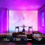 Yunyoda led žvaigždėto dangaus projektorius, led naktinė lemputė 3d galaktikos žvaigždžių projektoriaus lempa, kūrybingas galaktikos projektorius kambario dekoravimui, 16 spalvų lubų projektoriaus naktinė lemputė miegamajam/vakarėliui/žaidimų kambariams