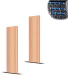 Wjuan 105mm x 20mm x 3mm metalinis vario bėgelis, puikus laidumas, didelio grynumo vario lak&scaron;tas, lengvai apdirbama vario plok&scaron;tė, įrangos laidai