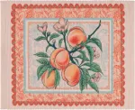 Rank&scaron;luostis Furn. Anemone Peaches padėkliukas vidaus/lauko naudojimui - įvairiaspalvis - 46 x 36 cm