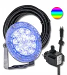 Hydroogr&oacute;d Led prožektorius tvenkiniui sodui Hq-t3 Rgb 3w spalvotas povandeninis