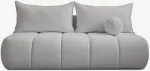 Mebel Elite Sofa-lova SARIA, 207 &times; 86 &times; 91 cm, pilka
