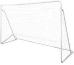 Futbolo vartų su tinklu rinkinys, 240x90x150cm, plienas