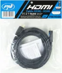 PNI H500 didelės spartos 1.4V HDMI laidas, ki&scaron;tukinis, Ethernet, paauksuotas, 5m