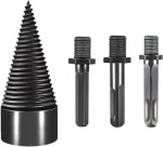 Grąžtas Malkų skaldymo kūgis Drill Cone 32 mm su 3 kotais