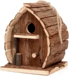 Ckb ltd inkilai pauk&scaron;čiams, namelis, medinis inkilas pakabinimui, pakabinamas laukiniams pauk&scaron;čiams, kaimi&scaron;kas, natūralus, atsparus oro sąlygoms, idealus bet kokio dydžio sodui, lauko, medžiui ar balkonui