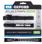 Oxford Atlas transportavimo diržai su G-kablys, 17mm x 1,2m, juodi