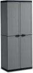 Kis Jolly Tall plastikinė spintelė, 1 vnt., tamsiai pilka/juoda, 9732000 0444 01