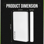 Storite i&scaron;orinis kietasis diskas Ultra Slim 2.5 colio 200gb su greitu duomenų perdavimu Usb 2.0 kietasis diskas, suderinamas su Pc, Mac, Windows, žaidimais, ne&scaron;iojamuoju ir stacionariu kompiuteriu (baltas)
