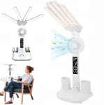 Led lempa mokymuisi su usb įkrovimu ir telefono laikikliu, 3 &scaron;viesos temperatūros