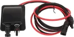 Seafront saulės baterijų kabelis su vyri&scaron;ku įėjimo sraigtu, saulės adapterio ilgintuvas, 2 m 10awg Pv ilgintuvas, skirtas 100w&ndash;200w plok&scaron;tėms, saulės kabelis, skirtas