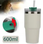 Terminis puodelis 600 ml termosas su &scaron;iaudeliu automobiliui puodelis vandeniui kavai