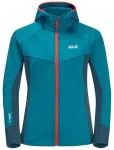 Moteri&scaron;ka flisinė striukė Jack Wolfskin Hydro Grid Fleece, mėlyna