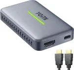 Vaizdo plok&scaron;tė Ygitk vaizdo įra&scaron;ymo plok&scaron;tė 4k Hdmi į Usb 3.0 vaizdo įra&scaron;ymo įrenginys, skirtas transliacijai ir žaidimams, suderinama su Ps5/XBOX One/switch, 4k60 Full Hd 1080p120hz