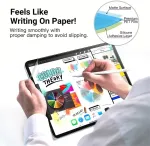 Popieriaus tekstūros plan&scaron;etinio kompiuterio ekrano apsauga, suderinama su Lenovo Tab P11 (2nd Gen) 11.5 colių, skaidri matinė hidrogelio plėvelė, itin plona, atspari pir&scaron;tų atspaudams, neatspindi &scaron;viesos