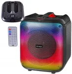 Muzikinis centras Trevi Ne&scaron;iojama karaoke bluetooth kolonėlė + mikrofonas Led