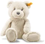 Margarete Steiff Steiff Bearzy mink&scaron;tas me&scaron;kiukas Teddy Bear 28 cm pliu&scaron;inis žaislas su granulėmis viduje, mink&scaron;tas ir jaukus, smėlio spalvos