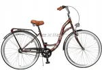 Retro miesto dviratis Mexller Village 28 Shimano 3 pavaros, lenki&scaron;kas, rudas