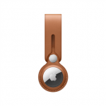 Apple AirTag odinis dėklas, rudas (Saddle Brown)
