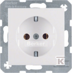 Berker GN.SCHUKO balta B.KWADRAT S.1/B.3/B.7